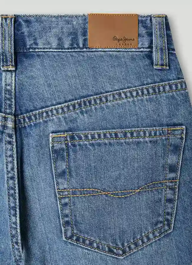 Loose Fit Denim Bermuda Shorts Loose Fit Denim Bermuda Shorts