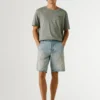 Loose Fit Denim Bermuda Shorts Loose Fit Denim Bermuda Shorts