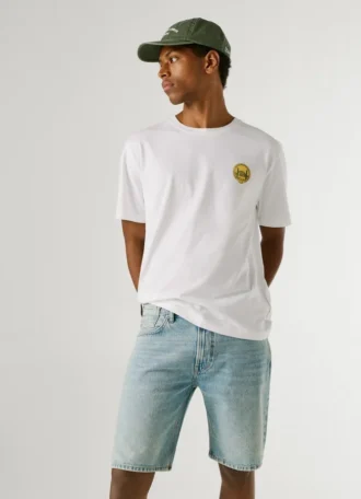 Loose Fit Denim Shorts