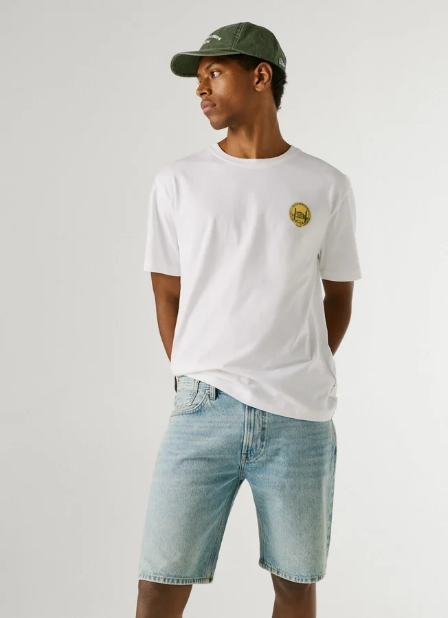 Loose Fit Denim Shorts Loose Fit Denim Shorts