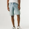 Loose Fit Denim Shorts Loose Fit Denim Shorts