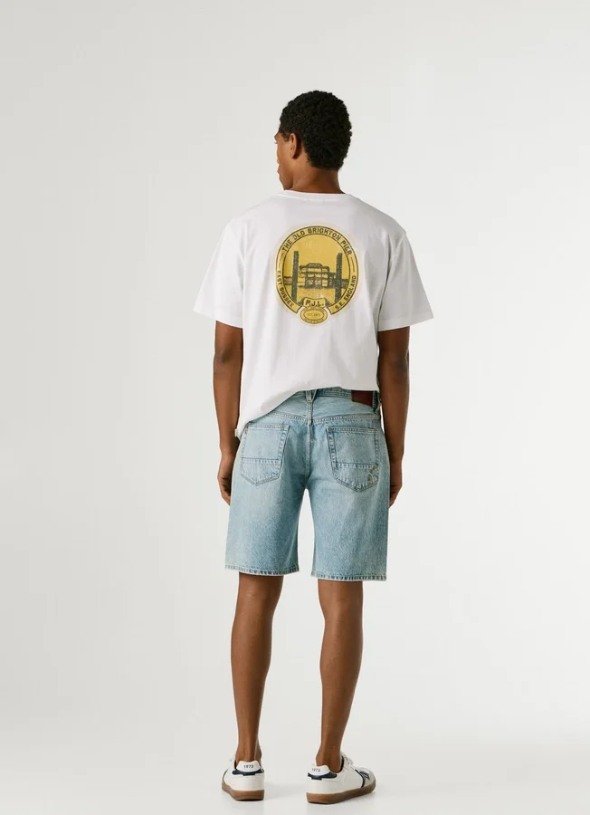 Loose Fit Denim Shorts Loose Fit Denim Shorts