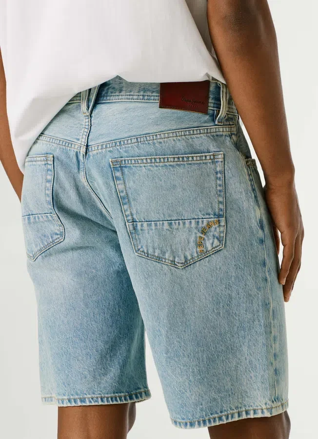 Loose Fit Denim Shorts Loose Fit Denim Shorts