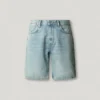 Loose Fit Denim Shorts Loose Fit Denim Shorts