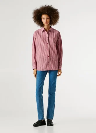 Loose Fit Poplin Shirt