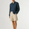 Loose Fit Twill Shorts
