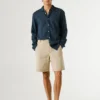 Loose Fit Twill Shorts