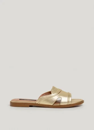 Metallic Flat Sandals