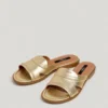 Metallic Flat Sandals