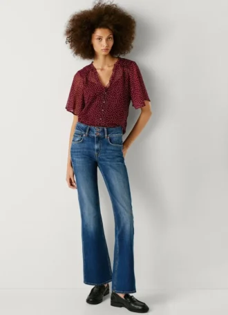Mid-Rise Flare Fit Jeans – Venus