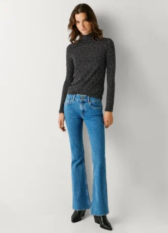 Mid-Rise Flare Fit Jeans – Venus