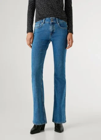 Mid-Rise Flare Fit Jeans – Venus