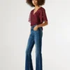 Mid-Rise Flare Fit Jeans – Venus