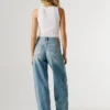 Mid-Rise Loose Fit Jeans