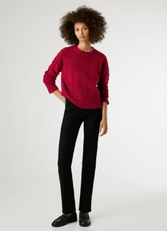 Mid-Rise Straight Fit Jeans – Beryl