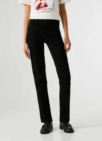 Mid-Rise Straight Fit Jeans – Beryl