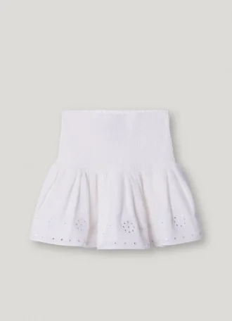 Mini Skirt with Openwork Details