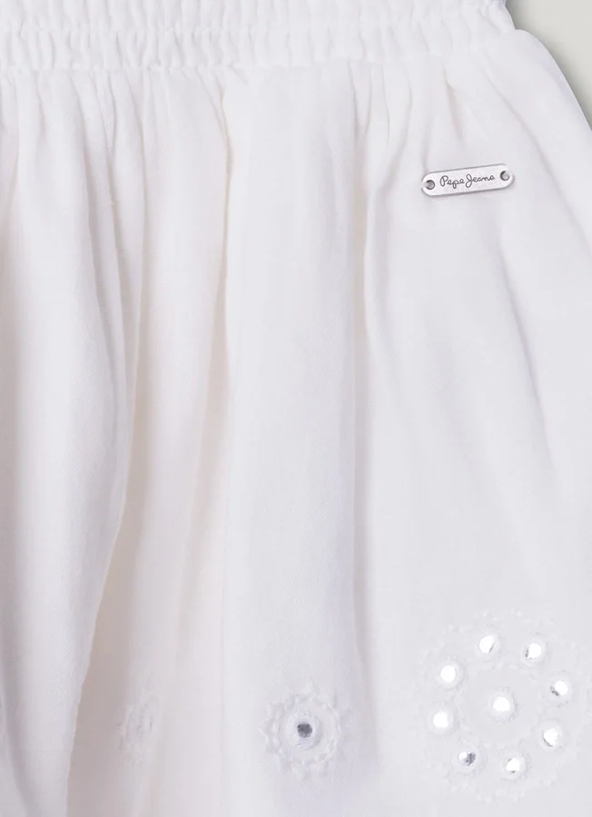 Mini Skirt with Openwork Details Mini Skirt with Openwork Details