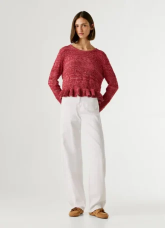 Mouliné Crew Neck Jumper