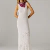 Openwork Detail Maxi Dress