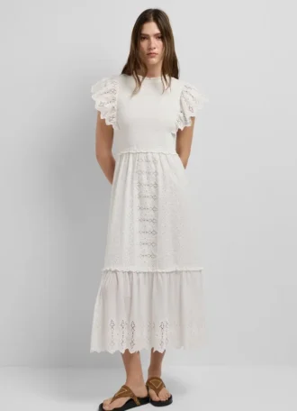 Openwork Detail Maxi Dress