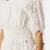 Openwork Detail Mini Dress