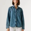 Oversized Fit Denim Shirt