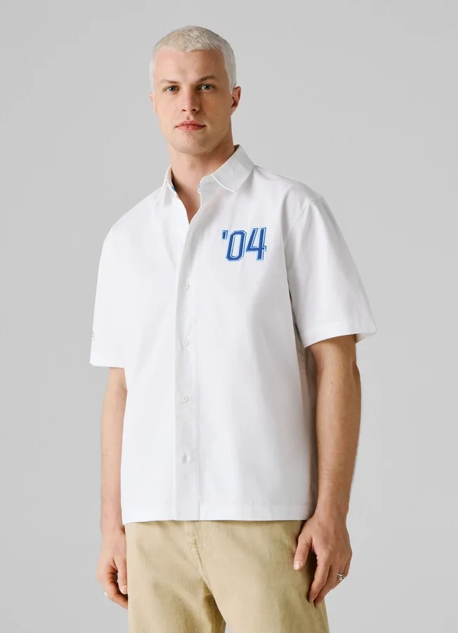 Oversized Fit Twill Shirt Oversized Fit Twill Shirt