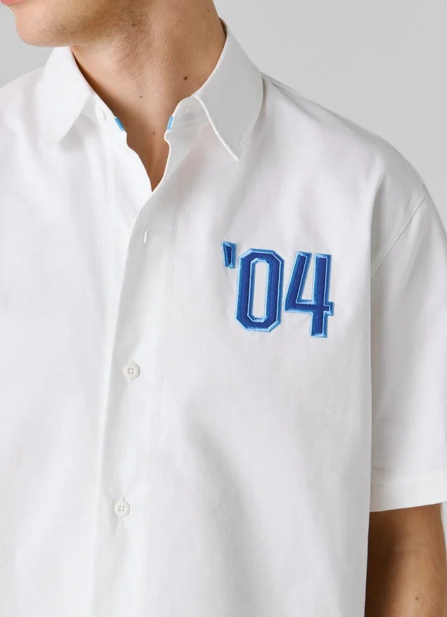 Oversized Fit Twill Shirt Oversized Fit Twill Shirt