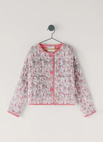Padded Jacket with Floral Print Padded Jacket with Floral Print