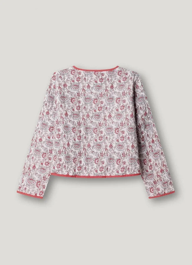 Padded Jacket with Floral Print Padded Jacket with Floral Print