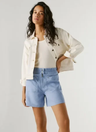 Paperbag Twill Shorts