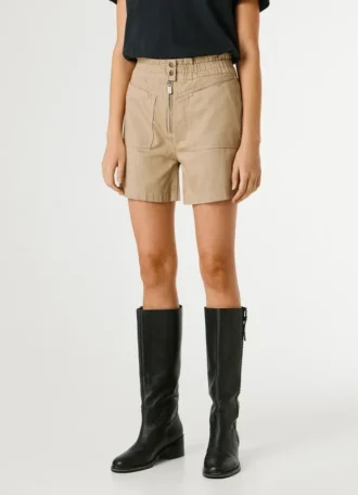 Paperbag Twill Shorts