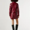 Patent Leather Biker Jacket