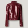 Patent Leather Biker Jacket