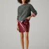 Patent Leather Mini Skirt