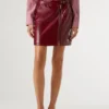 Patent Leather Mini Skirt