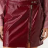 Patent Leather Mini Skirt