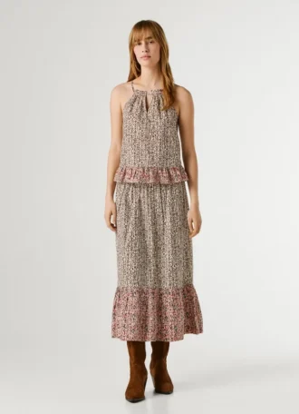 Poplin Halter Neck Blouse