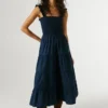 Poplin Maxi Dress