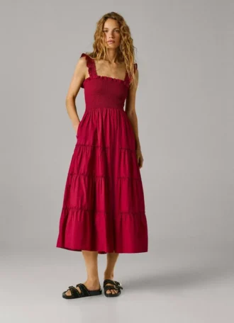 Poplin Maxi Dress