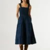 Poplin Maxi Dress