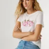 Printed Floral Logo T-Shirt