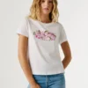 Printed Floral Logo T-Shirt