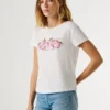 Printed Floral Logo T-Shirt