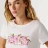 Printed Floral Logo T-Shirt