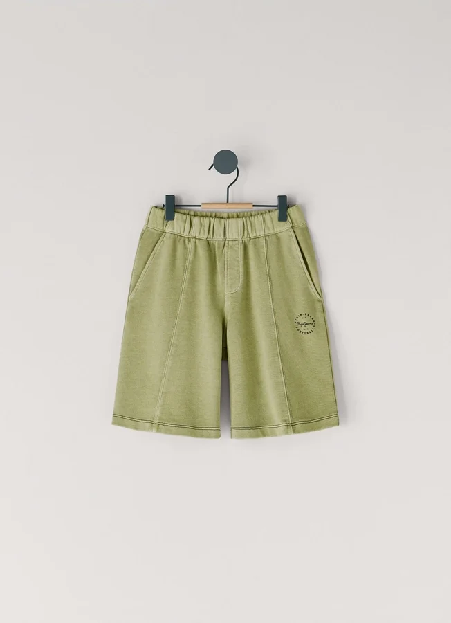 Printed Logo Fleece Shorts Printed Logo Fleece Shorts