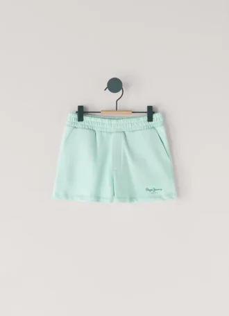 Printed Logo Fleece Shorts