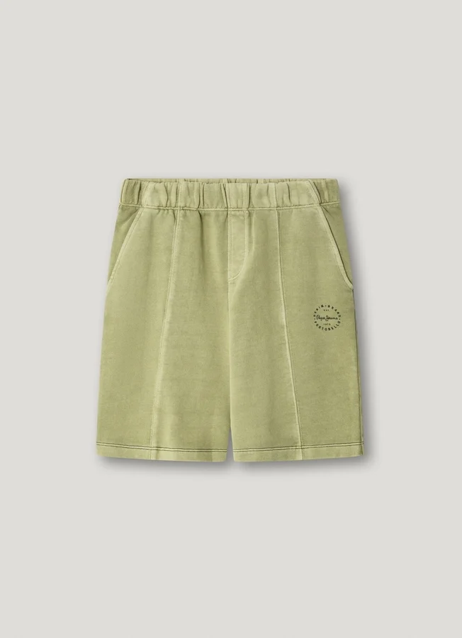 Printed Logo Fleece Shorts Printed Logo Fleece Shorts