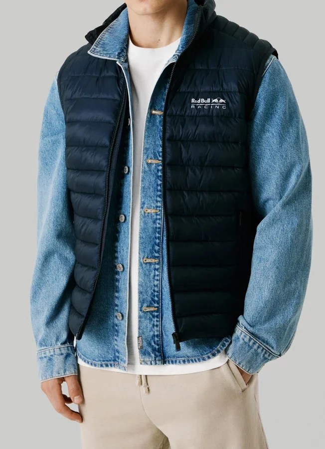 Printed Logo Padded Gilet Printed Logo Padded Gilet